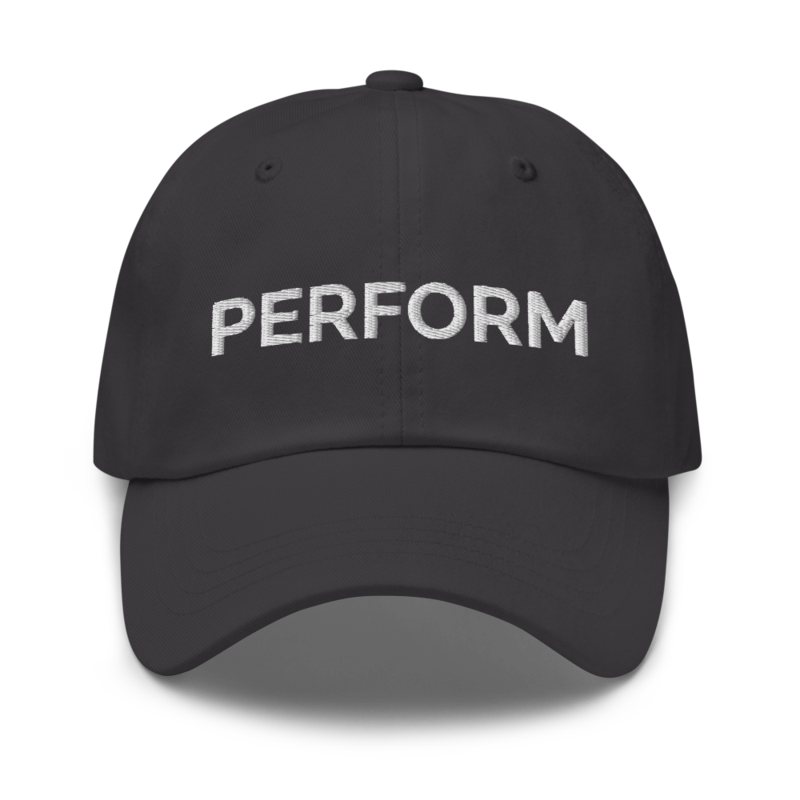 Perform Hat - Dark Grey