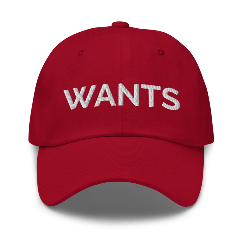 Wants Hat - Cranberry