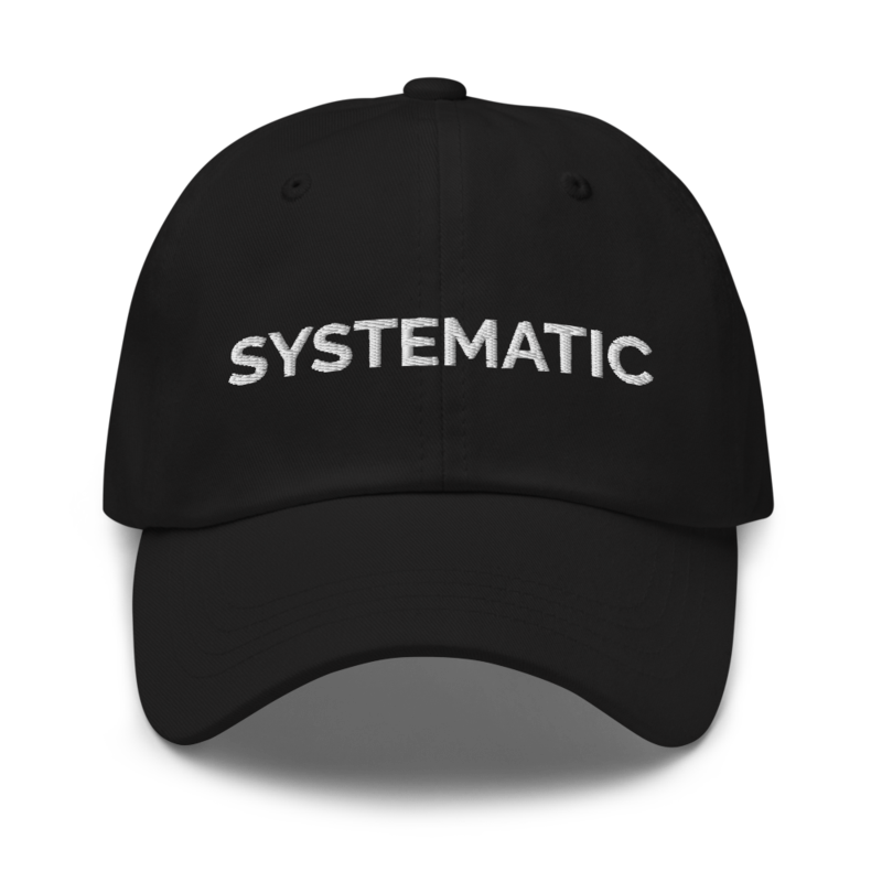 Systematic Hat - Black