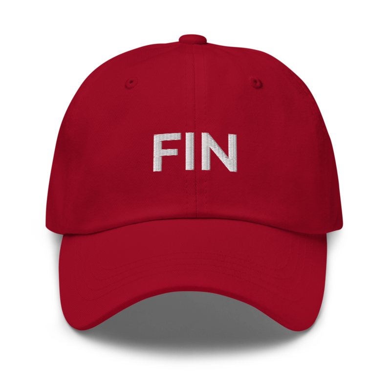 Fin Hat - Cranberry