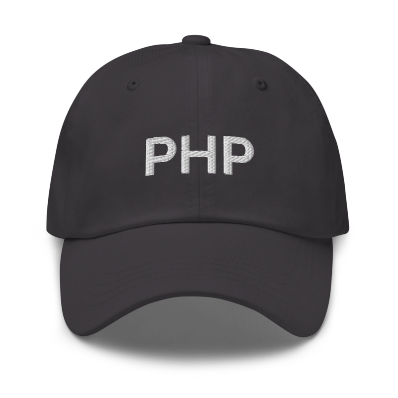 Php Hat - Dark Grey