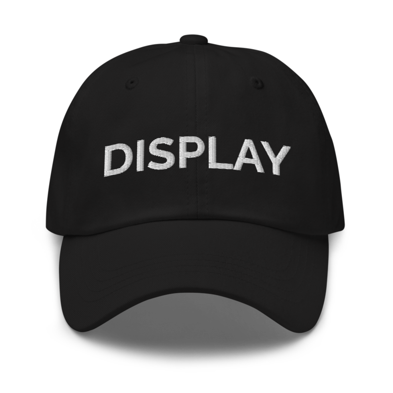 Display Hat - Black