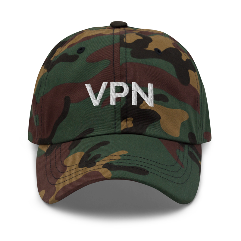 Vpn Hat - Green Camo
