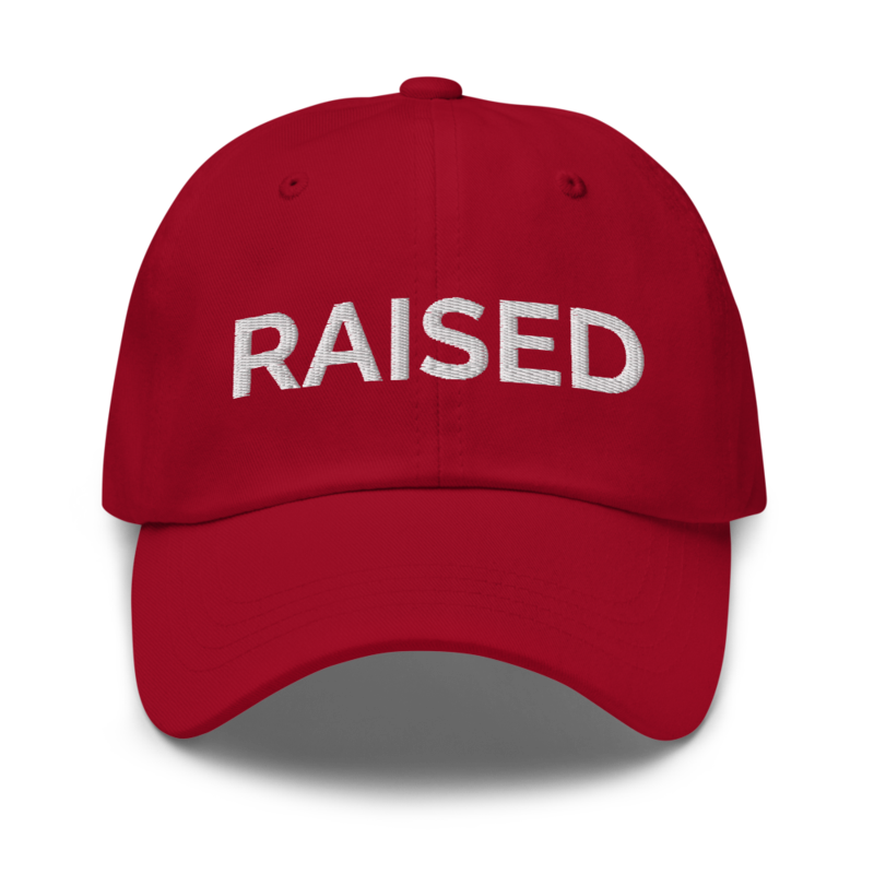 Raised Hat - Cranberry