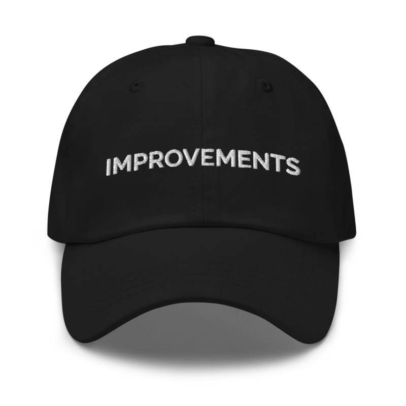 Improvements Hat - Black