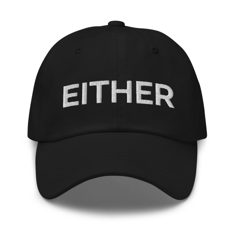 Either Hat - Black