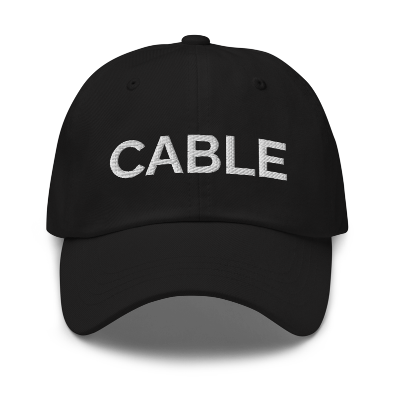 Cable Hat - Black