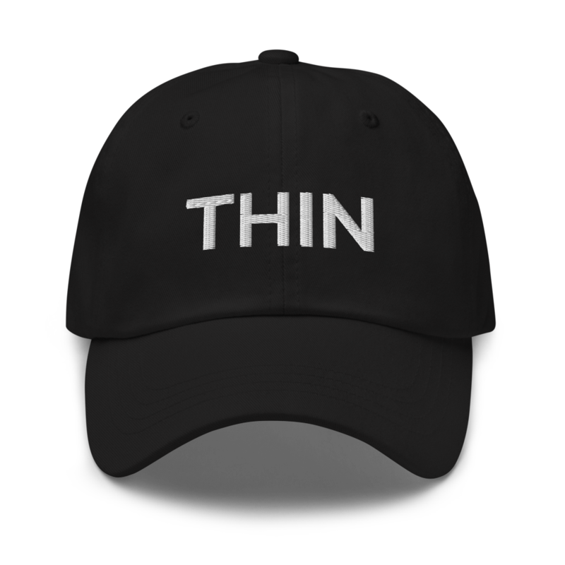 Thin Hat - Black