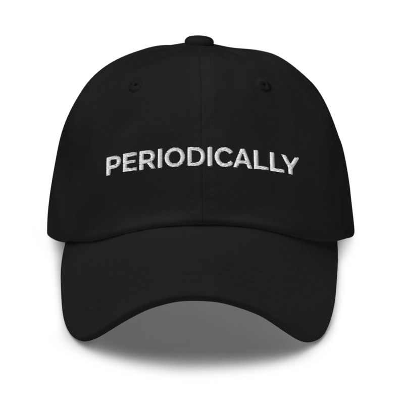 Periodically Hat - Black