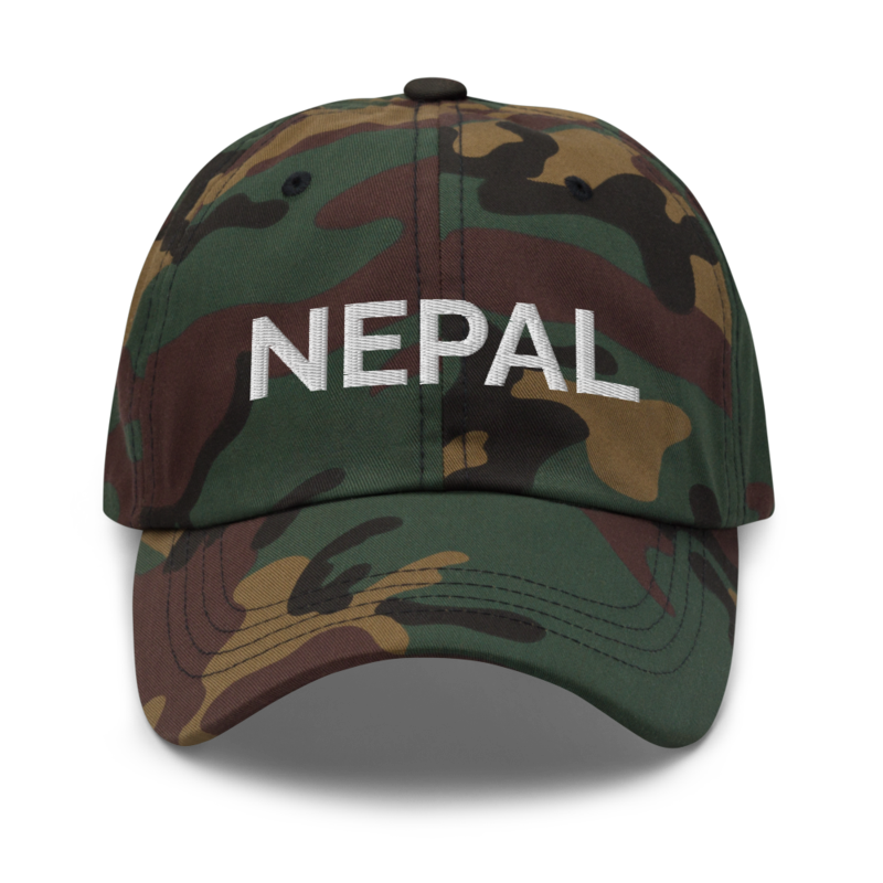Nepal Hat - Green Camo