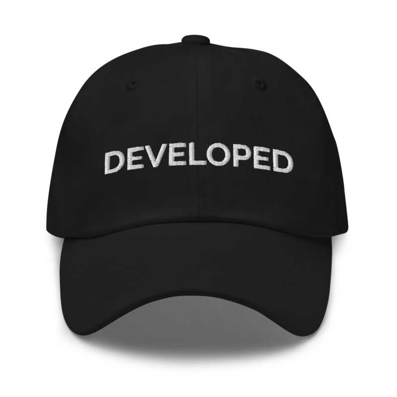 Developed Hat - Black