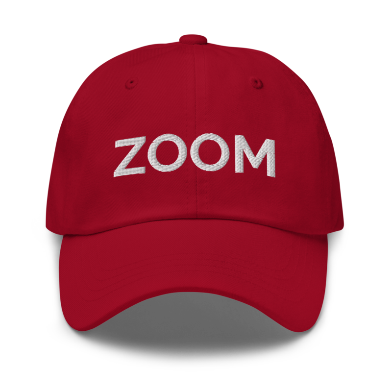 Zoom Hat - Cranberry