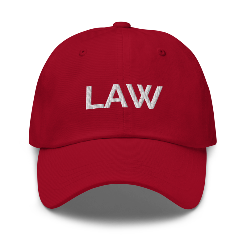 Law Hat - Cranberry