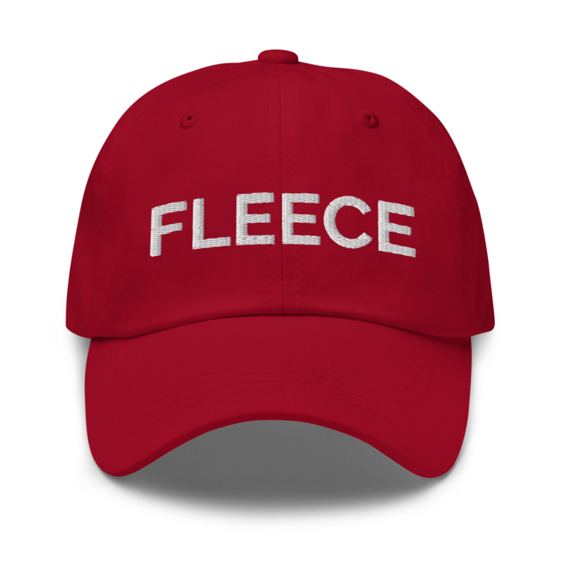 Fleece Hat - Cranberry
