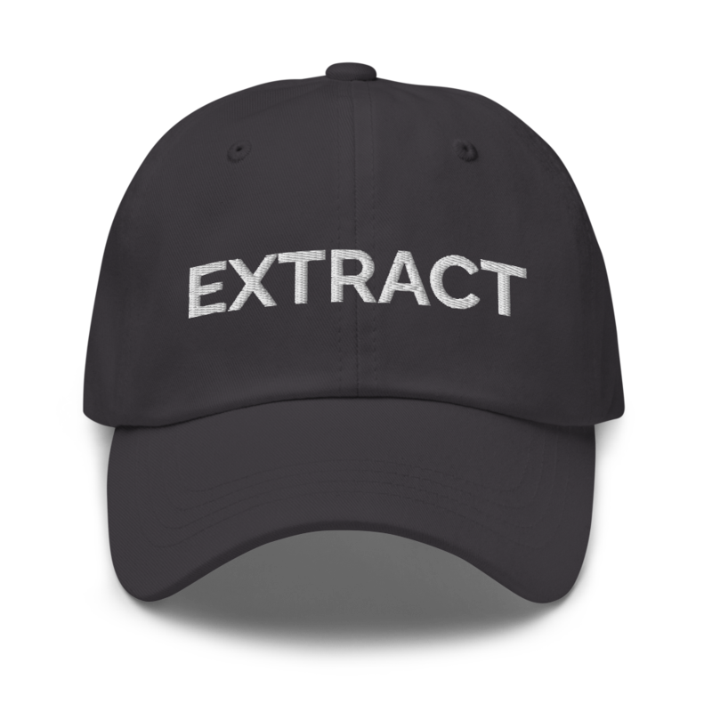 Extract Hat - Dark Grey