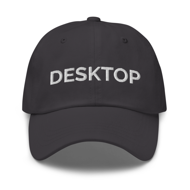 Desktop Hat - Dark Grey