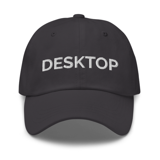 Desktop Hat - Dark Grey