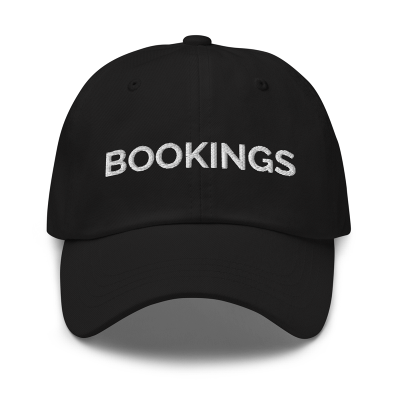 Bookings Hat - Black