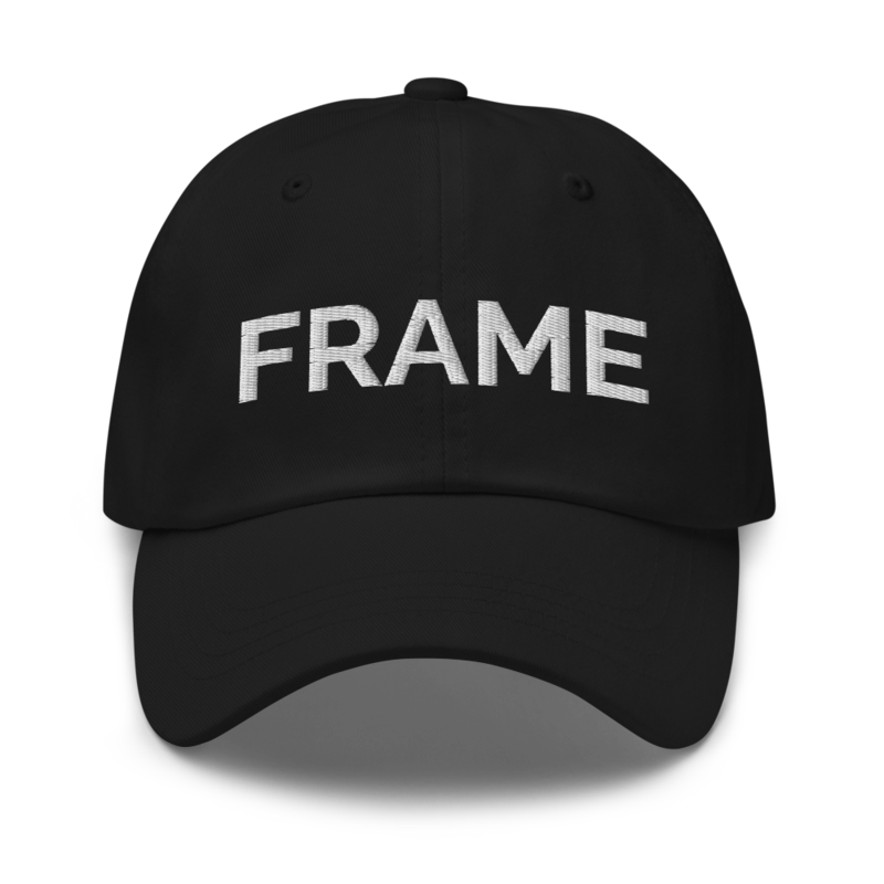 Frame Hat - Black