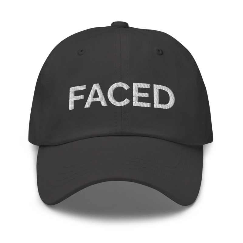 Faced Hat - Dark Grey