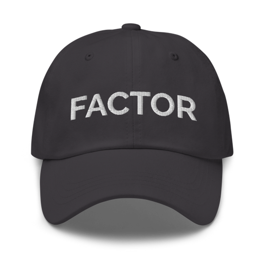 Factor Hat - Dark Grey