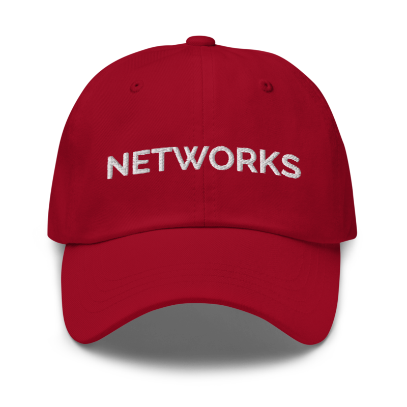 Networks Hat - Cranberry