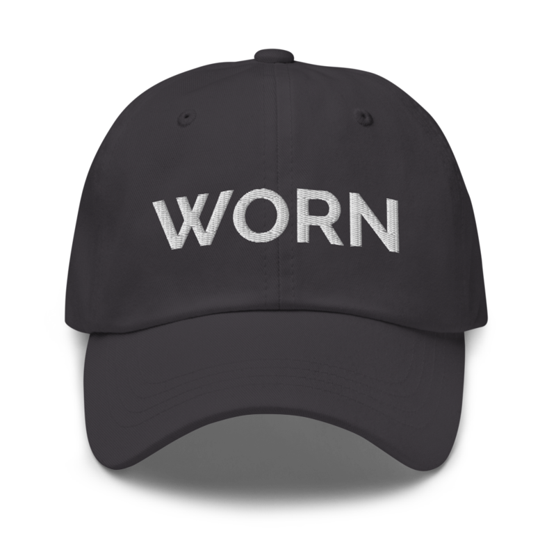 Worn Hat - Dark Grey