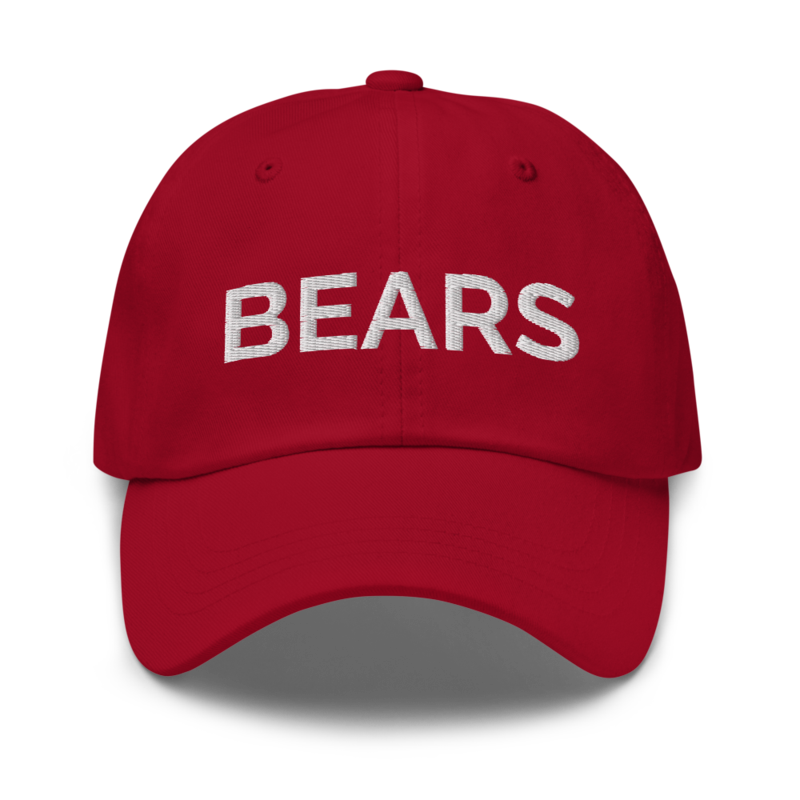 Bears Hat - Cranberry