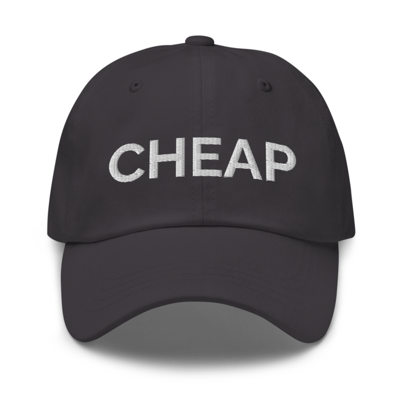 Cheap Hat - Dark Grey