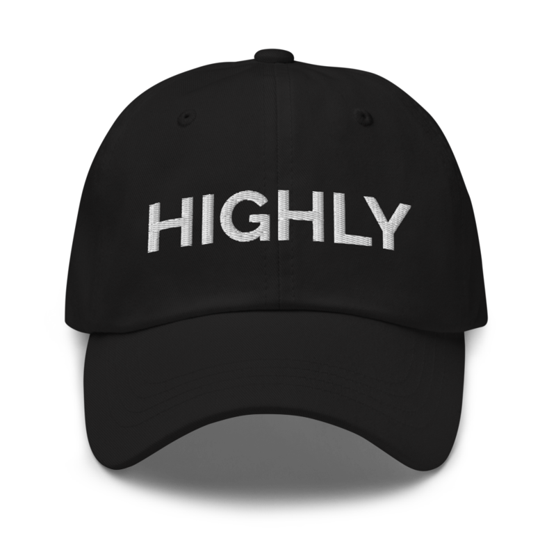 Highly Hat - Black