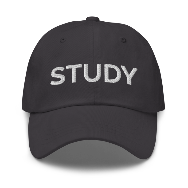 Study Hat - Dark Grey