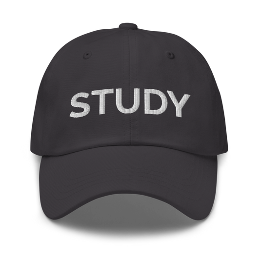 Study Hat - Dark Grey