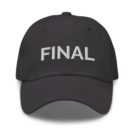 Final Hat - Dark Grey