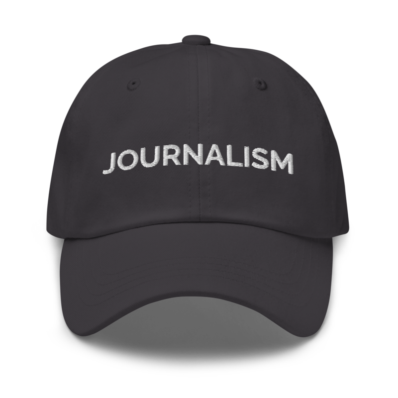 Journalism Hat - Dark Grey