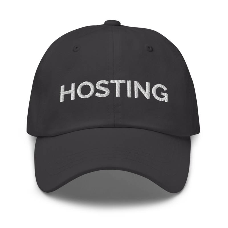 Hosting Hat - Dark Grey