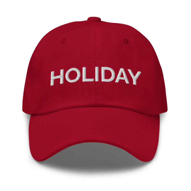 Holiday Hat - Cranberry