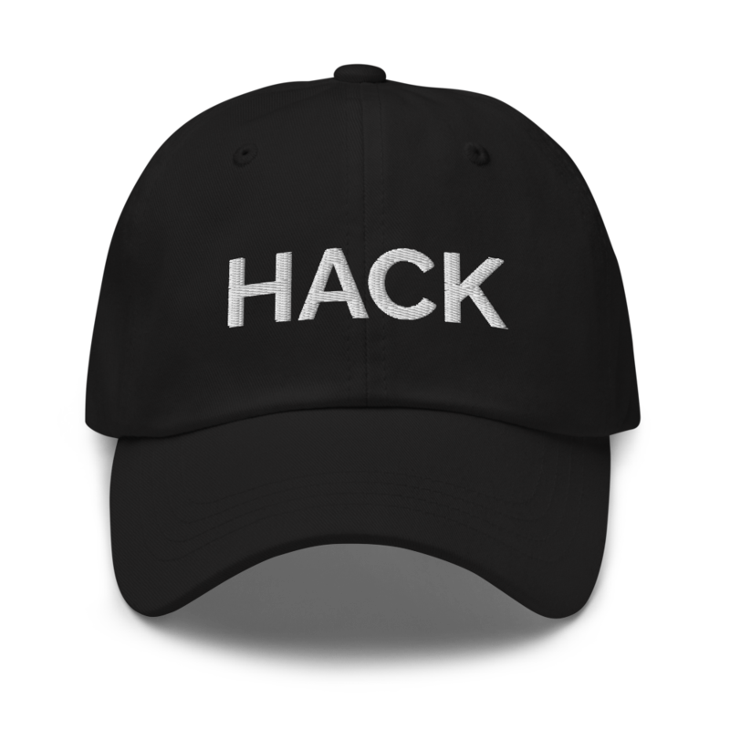 Hack Hat - Black