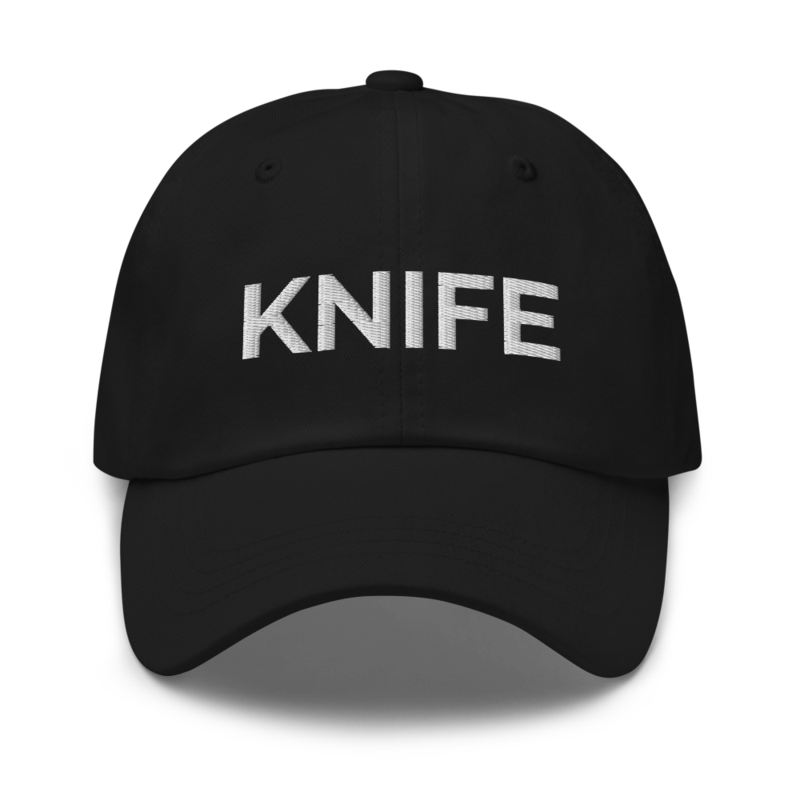 Knife Hat - Black