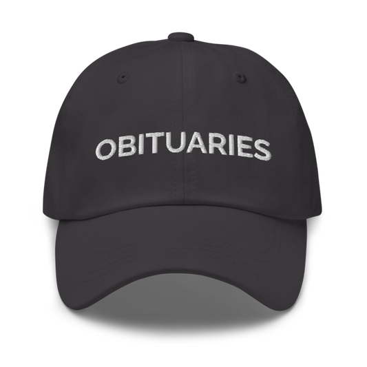 Obituaries Hat - Dark Grey