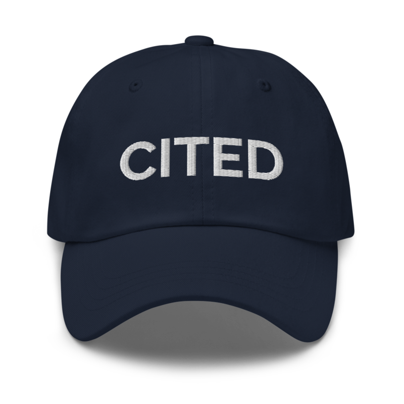 Cited Hat - Navy