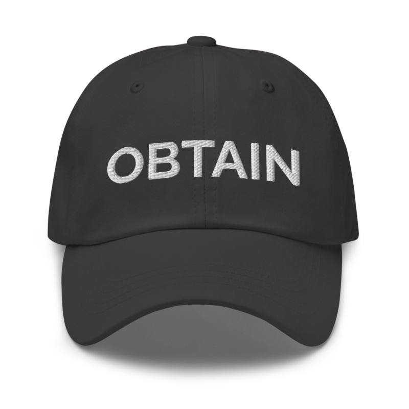 Obtain Hat - Dark Grey