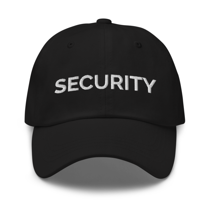 Security Hat - Black