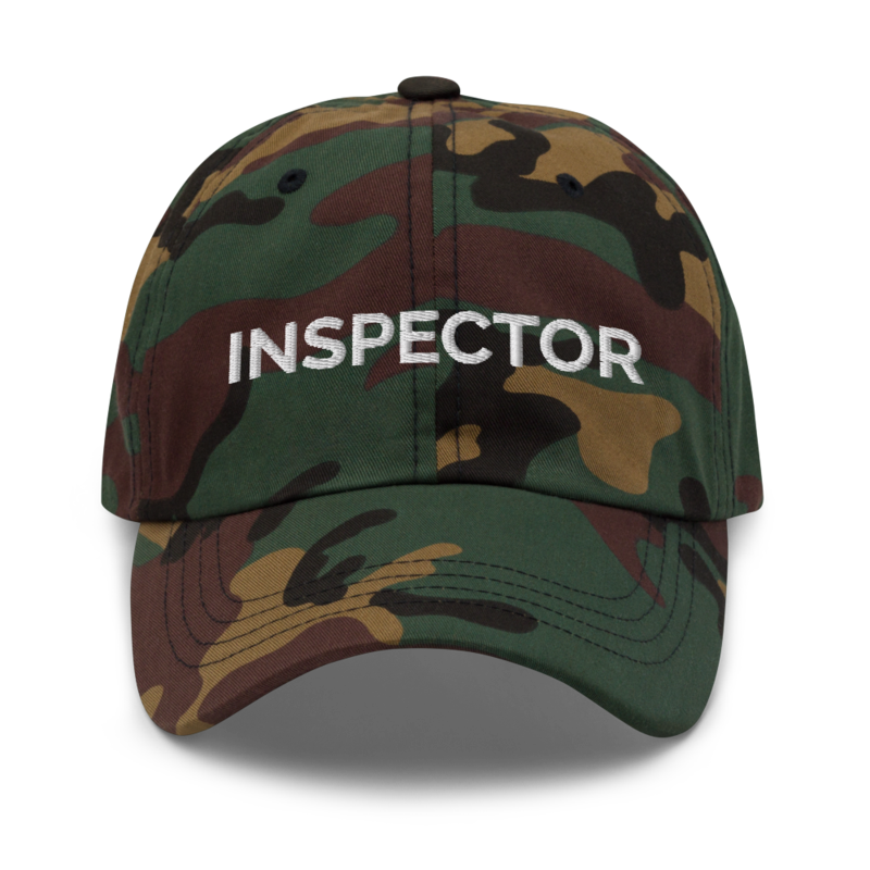 Inspector Hat - Green Camo