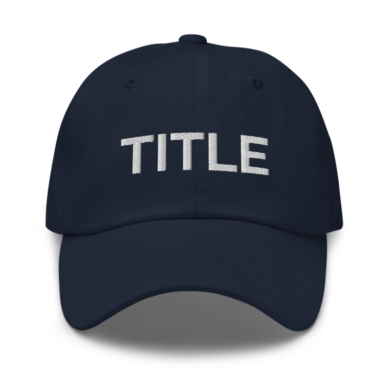 Title Hat - Navy