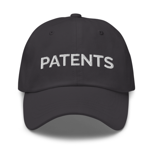 Patents Hat - Dark Grey