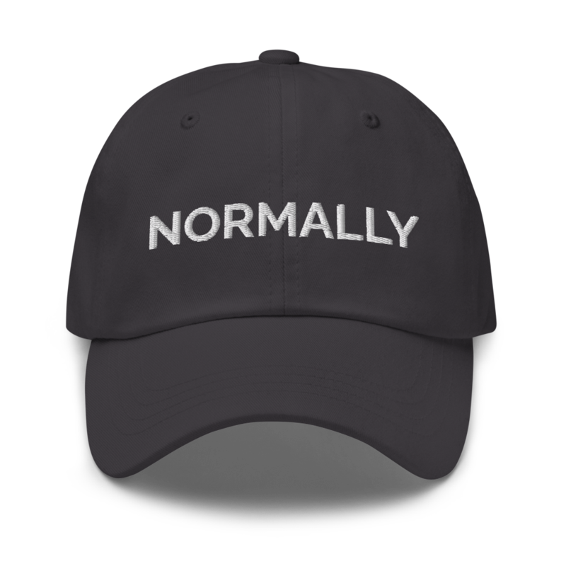 Normally Hat - Dark Grey