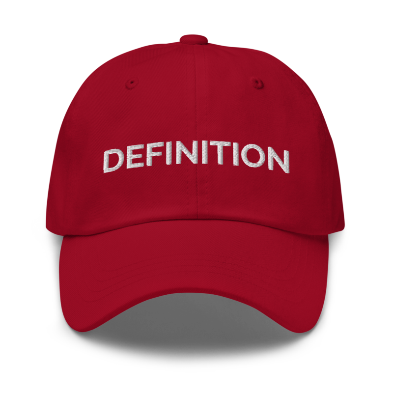 Definition Hat - Cranberry