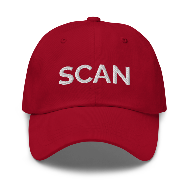 Scan Hat - Cranberry