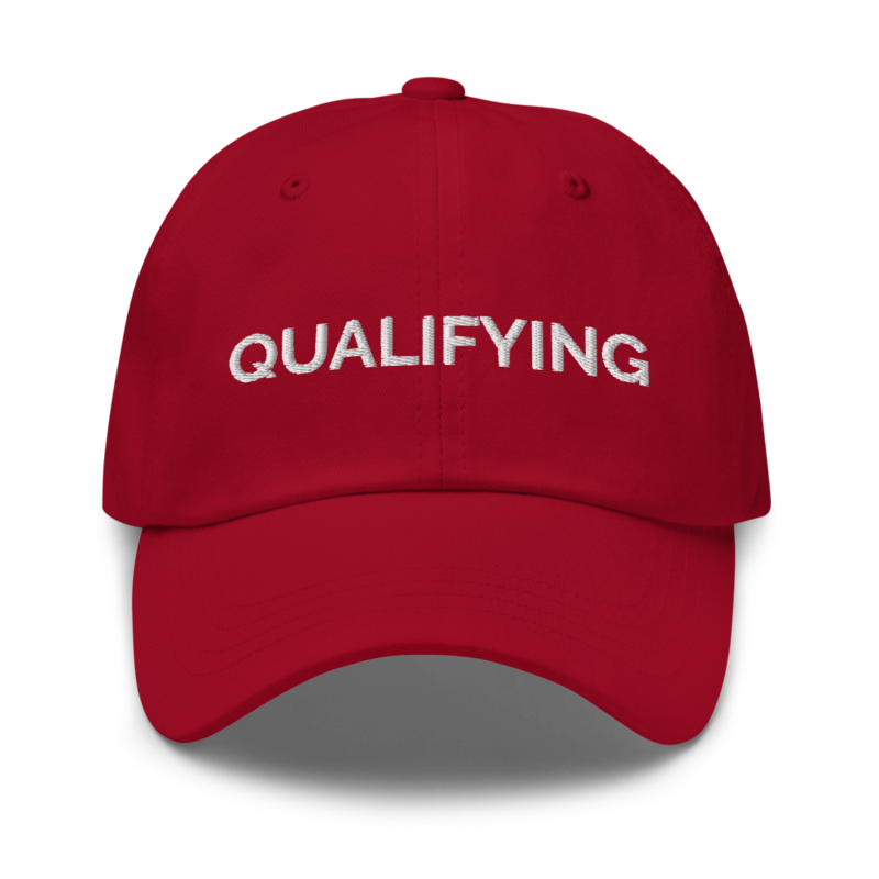 Qualifying Hat - Cranberry