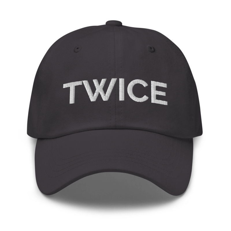 Twice Hat - Dark Grey